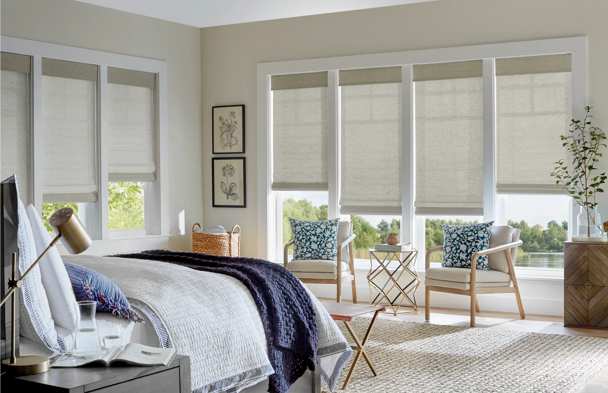 Custom installation window treatments, AP