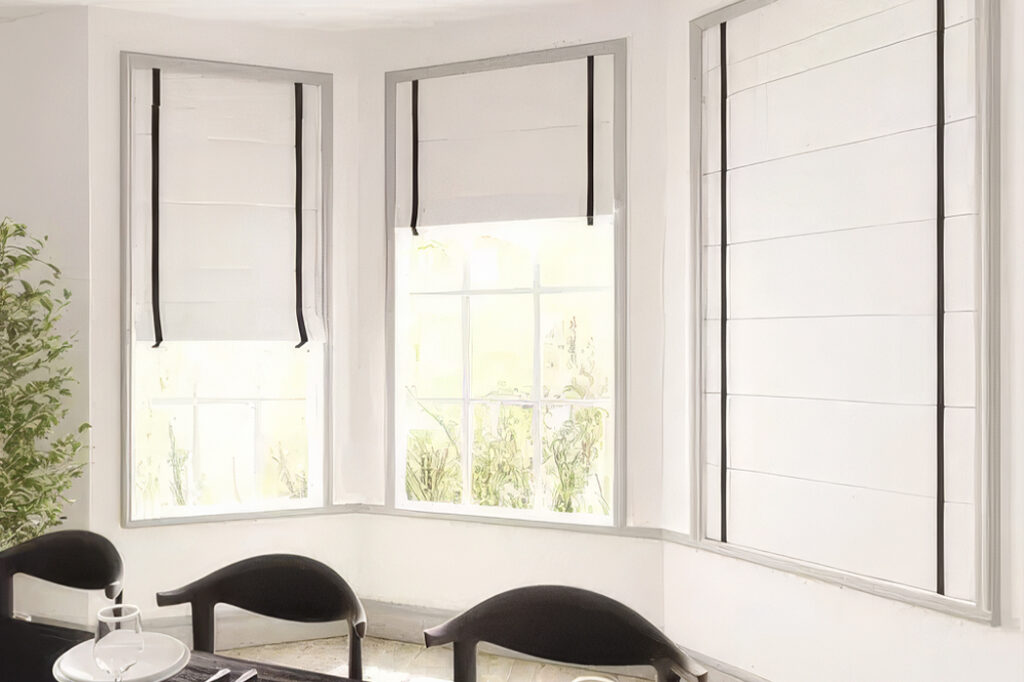 Custom Roman Shades in Houston